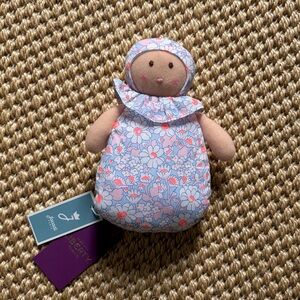 Jacadi Joséphine Liberty Fabric Rattle Doll